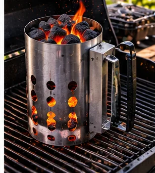 Weber Rapidfire Chimney vs Electric Charcoal Starter: Fast Fire or Plug-In Convenience? editorial grilling image